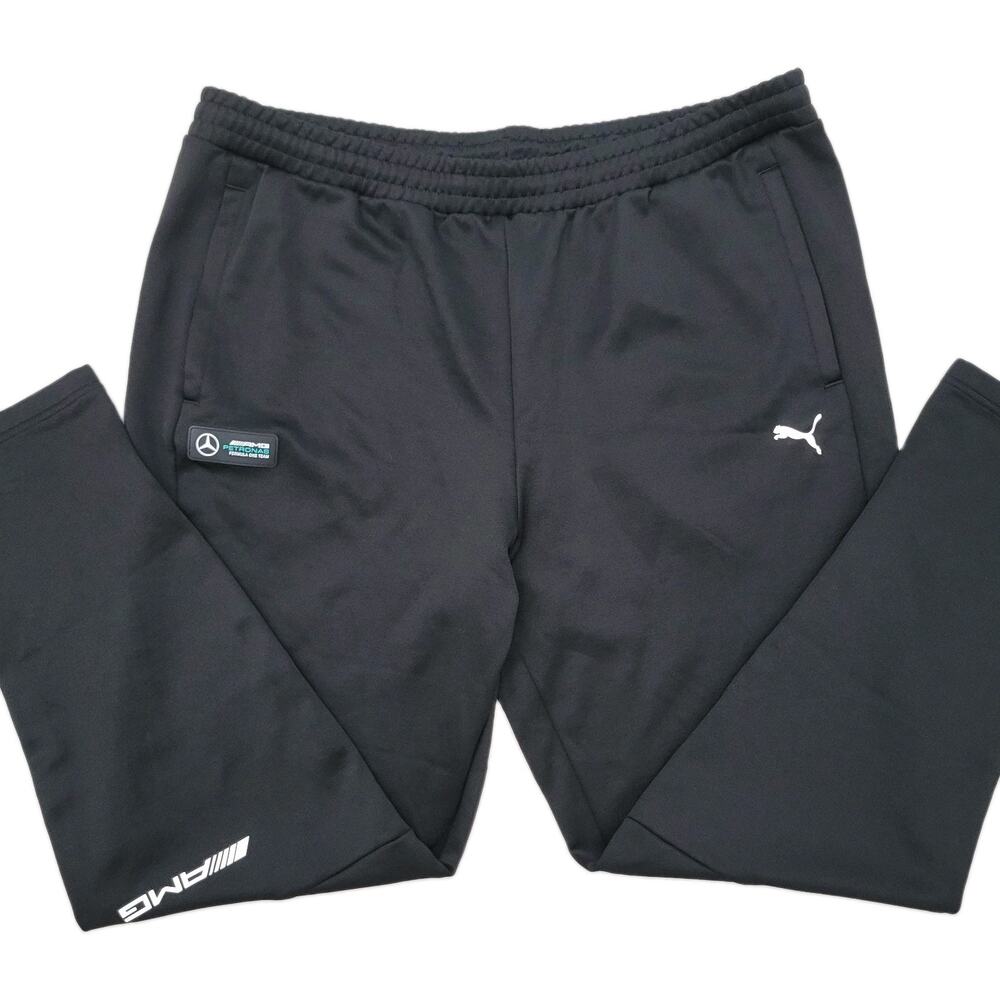 Puma Track Pants Mens XXL Mercedes-AMG Petronas F1 Joggers Black Excellent